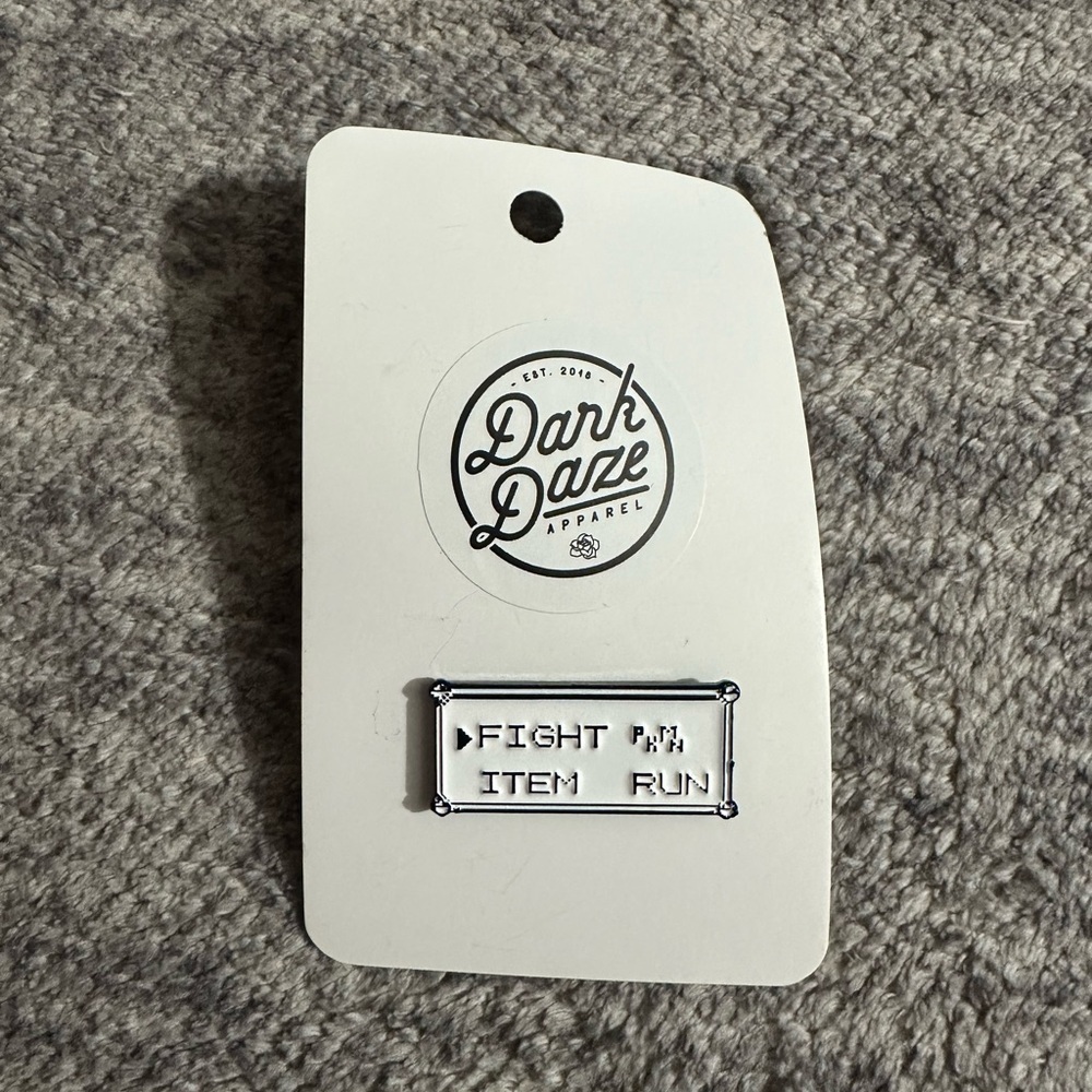 Pokemon Gameboy Prompt Screen Enamel Pin Vintage
